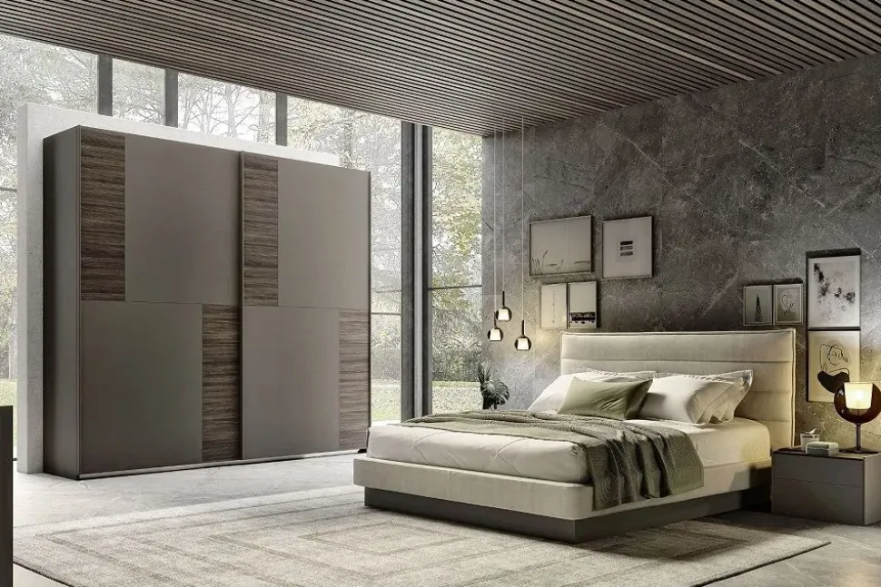 Camera da letto Camera matrim. nod. first in promo-sconto del 50% S75 OFFERTA OUTLET