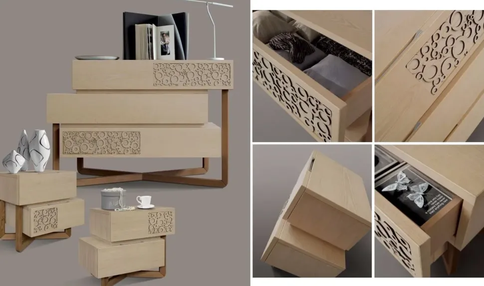 Camera da letto Camera milena Collezione esclusiva a un prezzo vantaggioso