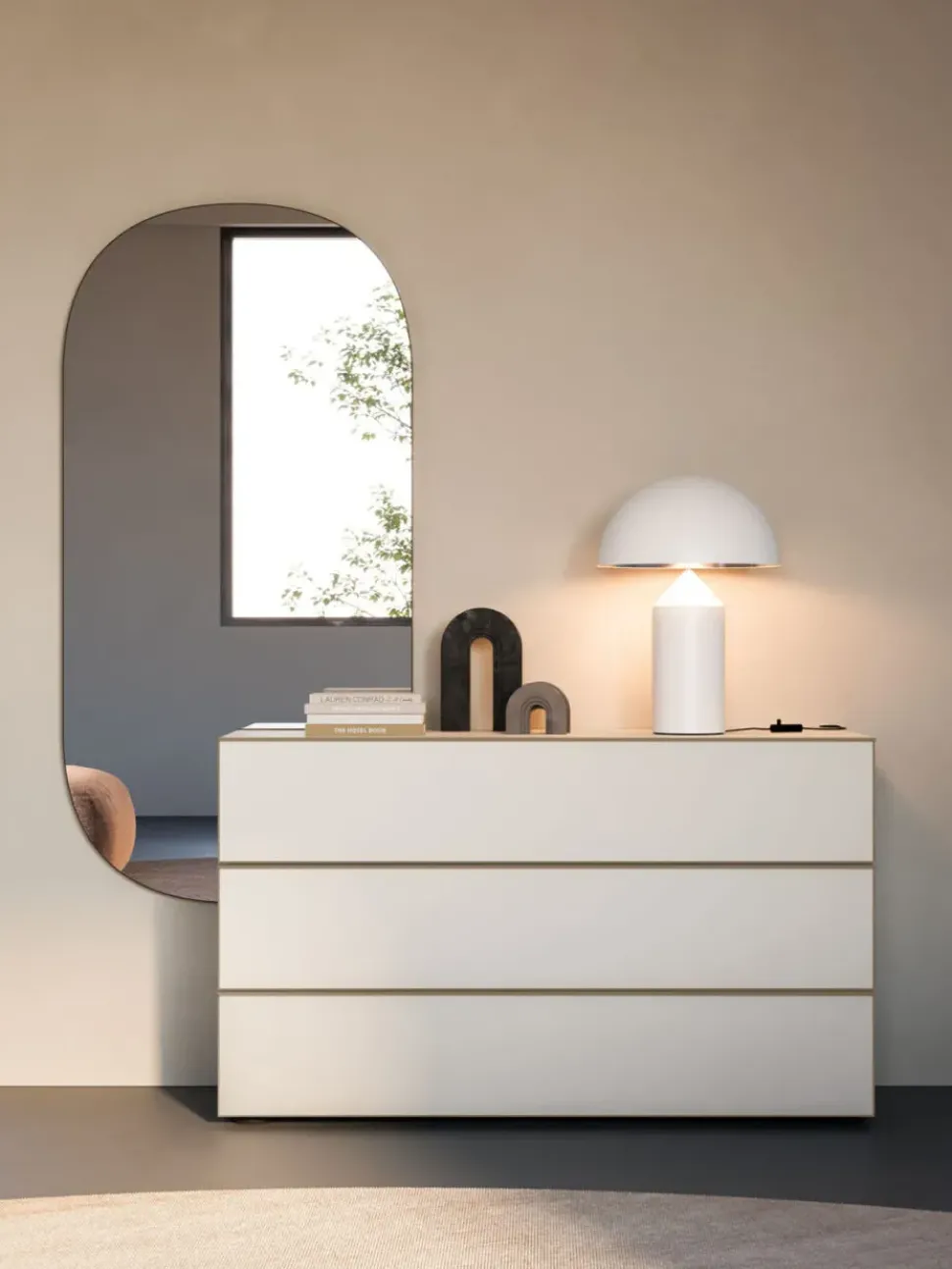 Camera da letto Camera orme composizione night 04 Orme in laminato a prezzo ribassato