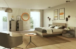 Camera da letto Carlotta Artigianale in legno scontata