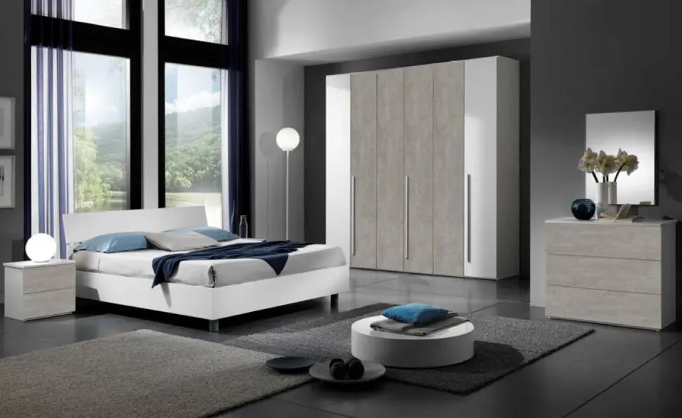 Camera da letto Chiara cm. Md work in laminato a prezzo ribassato