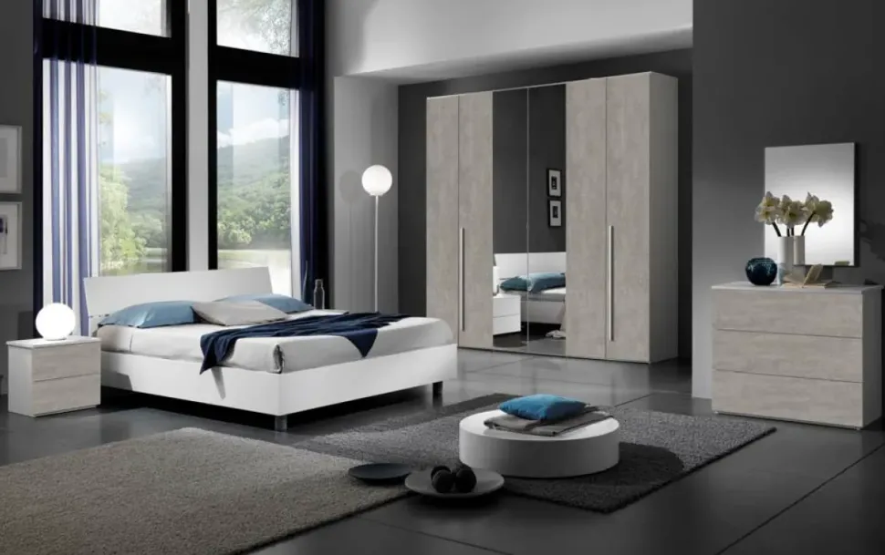 Camera da letto Chiara cm. Md work in laminato a prezzo ribassato