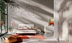 Camera da letto Collezione esclusiva Camera light 21 a prezzo scontato in laccato opaco