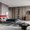 Camera da letto Composizione b012 Villanova in laminato a prezzo Outlet