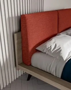 Camera da letto Composizione b012 Villanova in laminato a prezzo Outlet