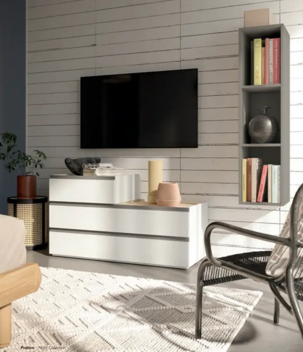 Camera da letto Composizione laura 316 Santalucia in legno in Offerta Outlet