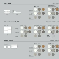 Camera da letto Composizione ambra 314 Santalucia PREZZI OUTLET