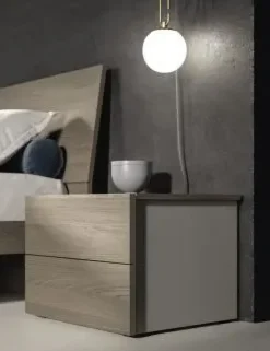 Camera da letto Composizione b017 Villanova in laccato opaco in Offerta Outlet