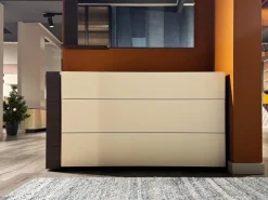 Camera da letto Dolomite Santalucia in laccato opaco in Offerta Outlet