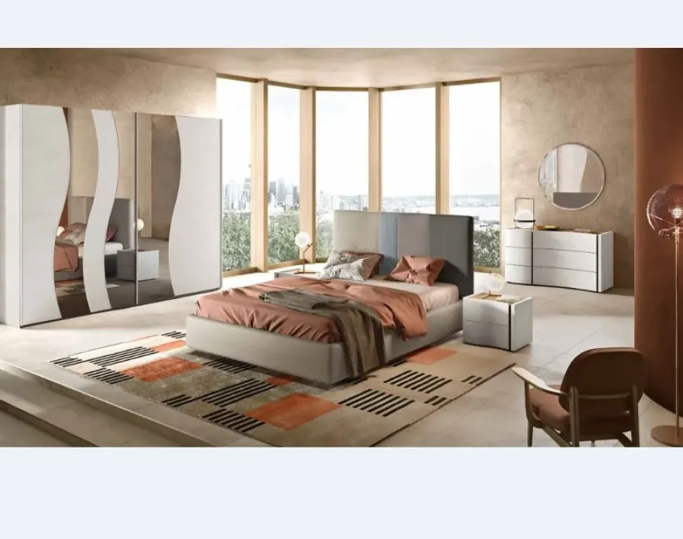 Camera da letto Dreamy Md work in legno in Offerta Outlet