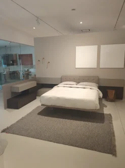 Camera da letto Filo con boiserie Pianca in legno a prezzo scontato