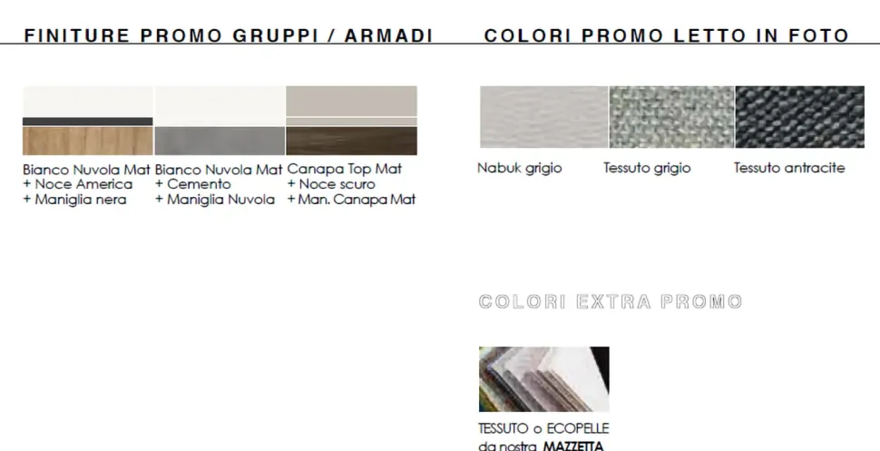 Camera da letto Gdo 627 Artigianale a un prezzo imperdibile