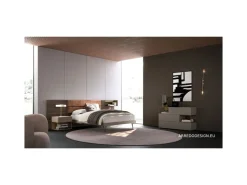 Camera da letto Giako Orme in laminato a prezzo ribassato