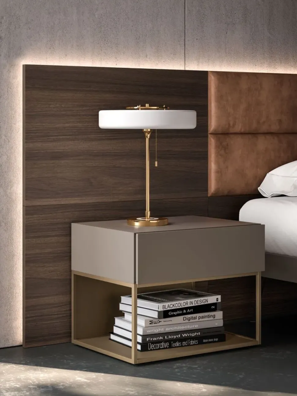 Camera da letto Giako Orme in laminato a prezzo ribassato