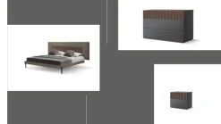 Camera da letto Gruppo letto marica Mobilificio bellutti in legno a prezzo scontato