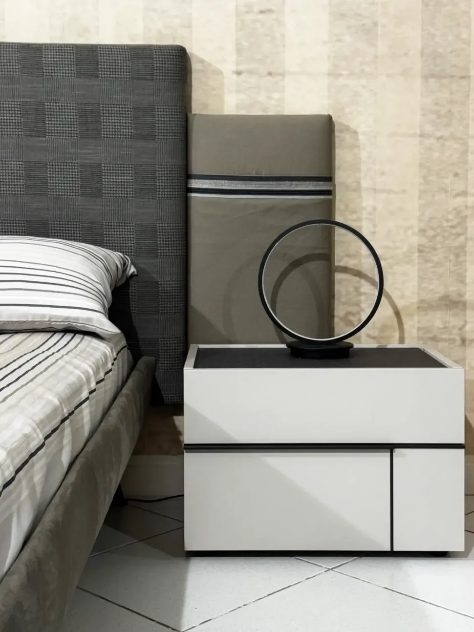 Camera da letto Hashtag Tomasella in laccato opaco a prezzo Outlet