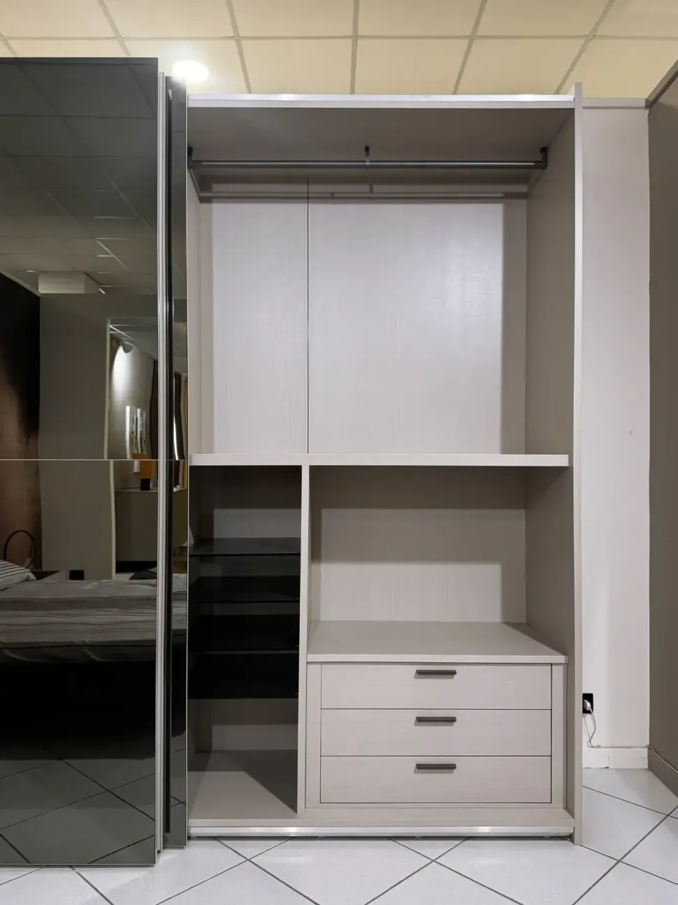 Camera da letto Hashtag Tomasella in laccato opaco a prezzo Outlet