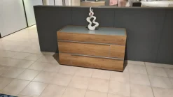 Camera da letto Hastag como' e comodini Tomasella in laminato a prezzo scontato