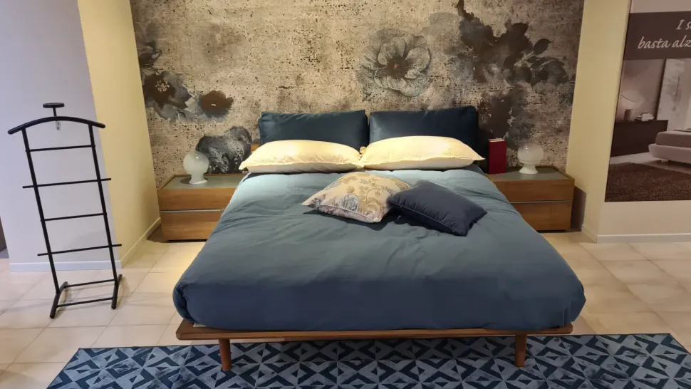 Camera da letto Hastag como' e comodini Tomasella in laminato a prezzo scontato