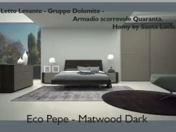 Camera da letto Homy Santalucia in laminato a prezzo scontato
