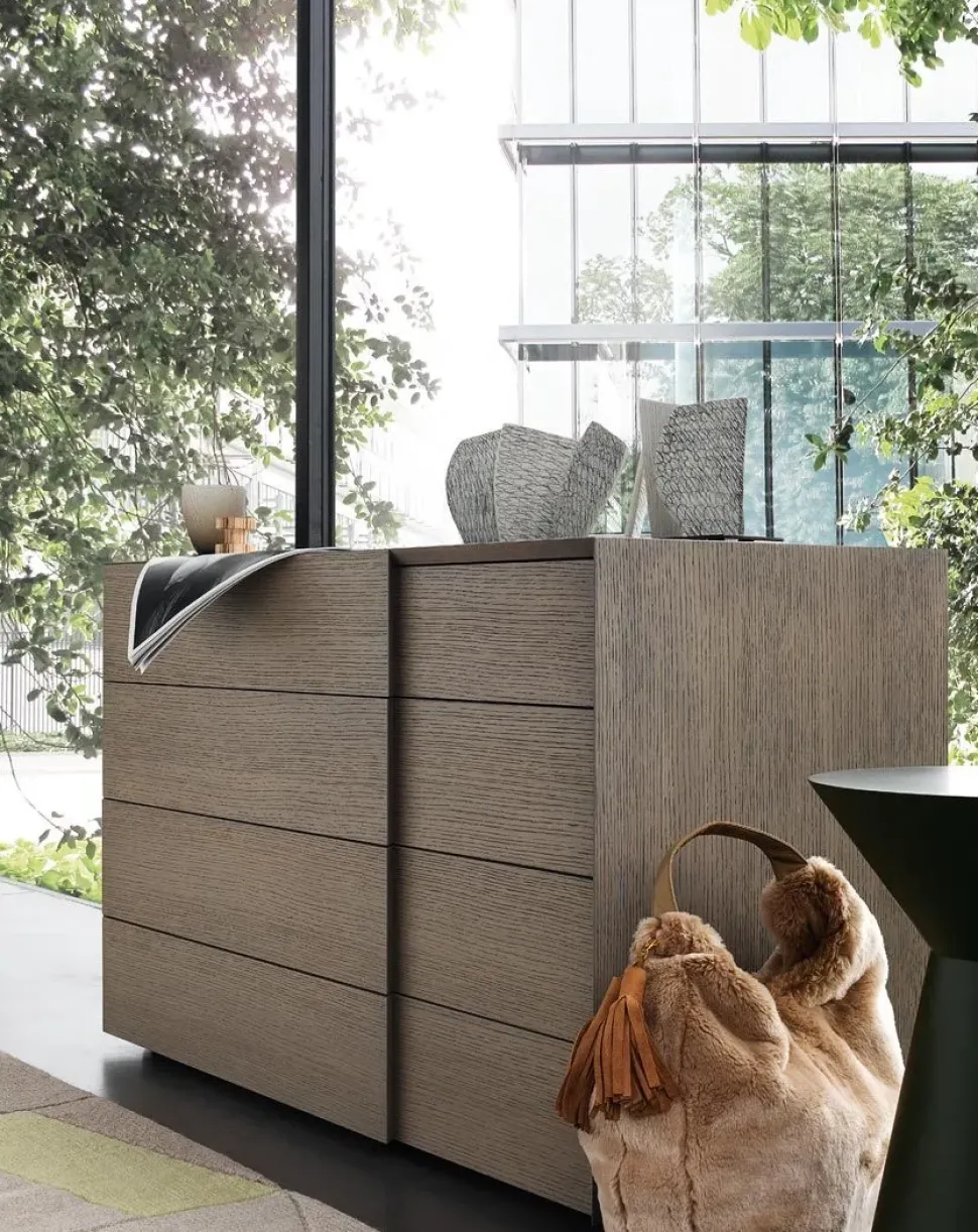 Camera da letto Impronta Giellesse in laccato opaco a prezzo Outlet