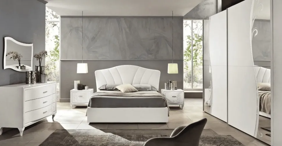 Camera da letto Incanto Spar in laminato a prezzo Outlet