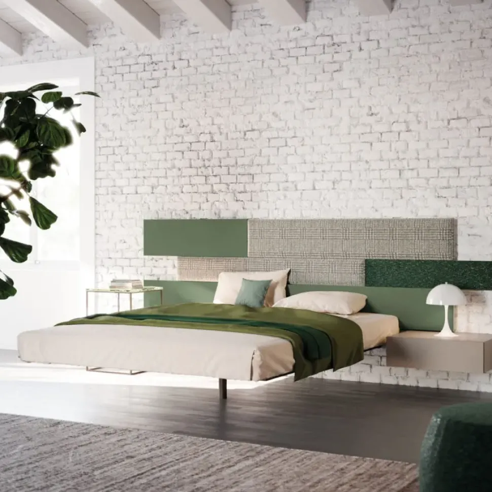 Camera da letto Jasmine compongo night 01 Orme in laccato opaco in Offerta Outlet