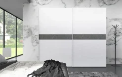 Camera da letto Kloe composizione 1 Artigianale in laminato a prezzo ribassato