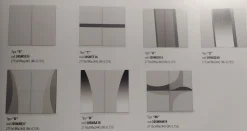 Camera da letto Kloe composizione 1 Artigianale in laminato a prezzo ribassato