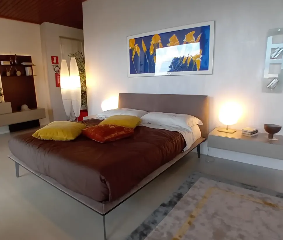 Camera da letto Letto mod xilo 2 con testata imbottita Alf da fre PREZZI OUTLET