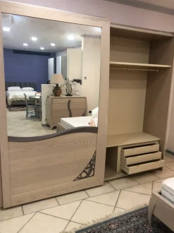 Camera da letto Luna  Artigianale in legno a prezzo Outlet