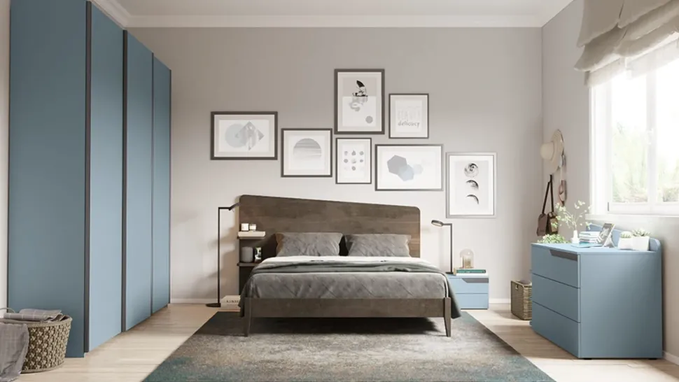 Camera da letto M309 Colombini casa in laminato a prezzo scontato