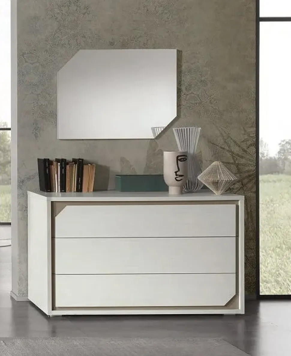 Camera da letto Md work Camera techno design italy a prezzo scontato in laminato