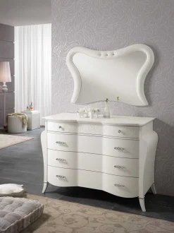 Camera da letto Md work Camera completa luxury frassino bianco  a prezzo scontato in legno