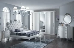 Camera da letto Modello chanel Artigianale in laminato a prezzo scontato