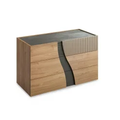 Camera da letto Modello titanio Artigianale in laminato a prezzo scontato