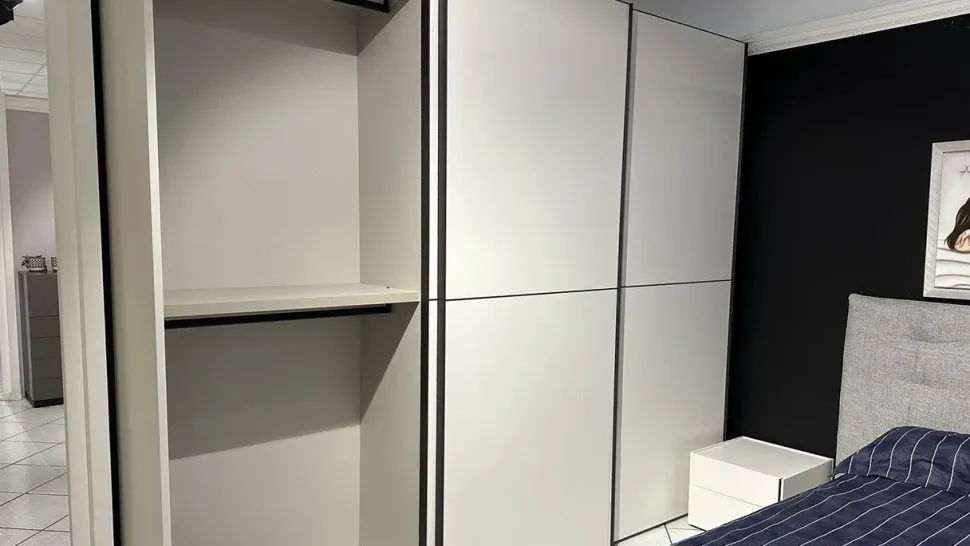 Camera da letto Mood La casa moderna in laccato opaco in Offerta Outlet