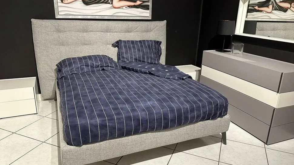Camera da letto Mood La casa moderna in laccato opaco in Offerta Outlet