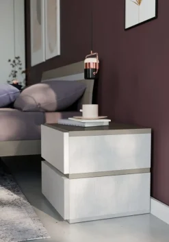 Camera da letto Night 103 Mottes selection in laminato a prezzo Outlet
