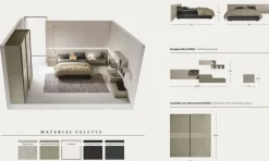 Camera da letto Night 01 power Zg mobili in laminato a prezzo ribassato