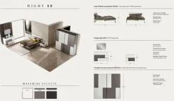 Camera da letto Night 13 power  Zg mobili in laminato a prezzo Outlet