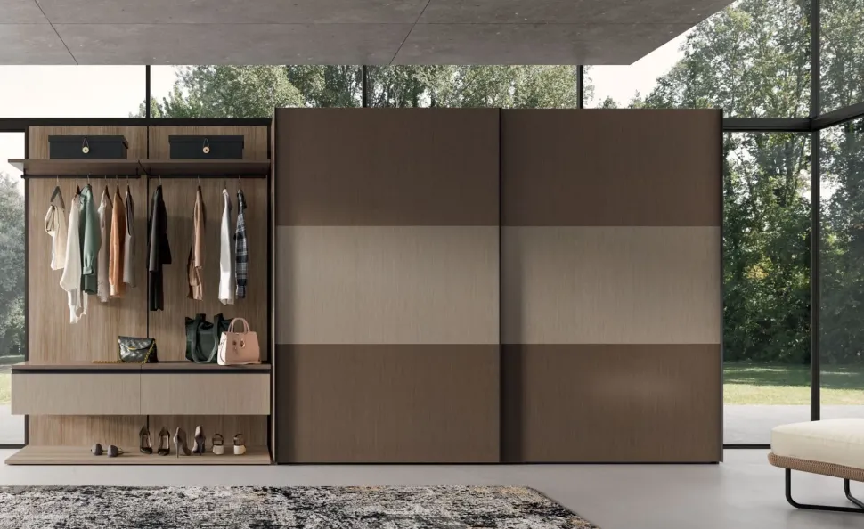 Camera da letto Night 03 power Zg mobili in laminato a prezzo scontato