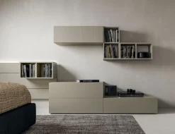 Camera da letto Night 01 power Zg mobili in laminato in Offerta Outlet