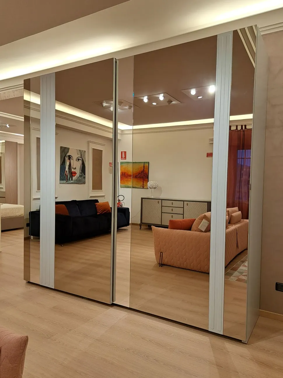 Camera da letto Oceano Signorini&coco in laccato opaco a prezzo scontato