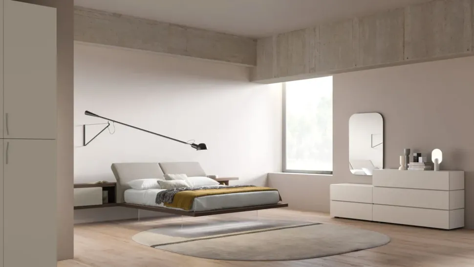 Camera da letto Orme Camera matrimoniale orme night 19 a prezzo ribassato in laminato