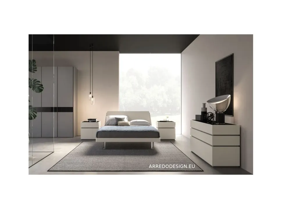 Camera da letto Orme Lego a prezzo scontato in laminato