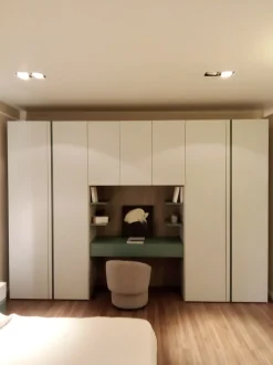 Camera da letto Orme Wall/contengo a prezzo scontato in laccato opaco