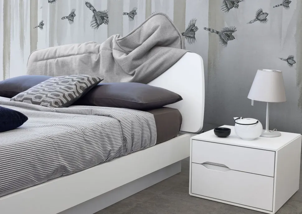 Camera da letto Perugia S75 in laccato opaco a prezzo scontato