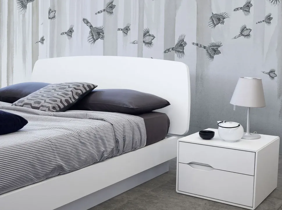 Camera da letto Perugia S75 in laccato opaco a prezzo scontato