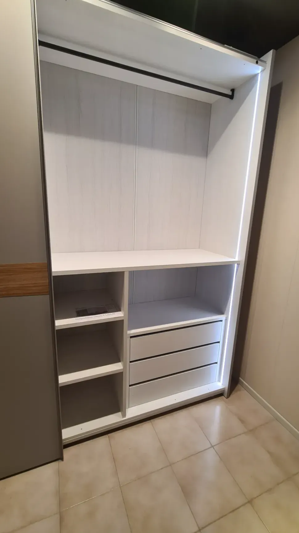 Camera da letto Pratico Santalucia in laminato a prezzo ribassato